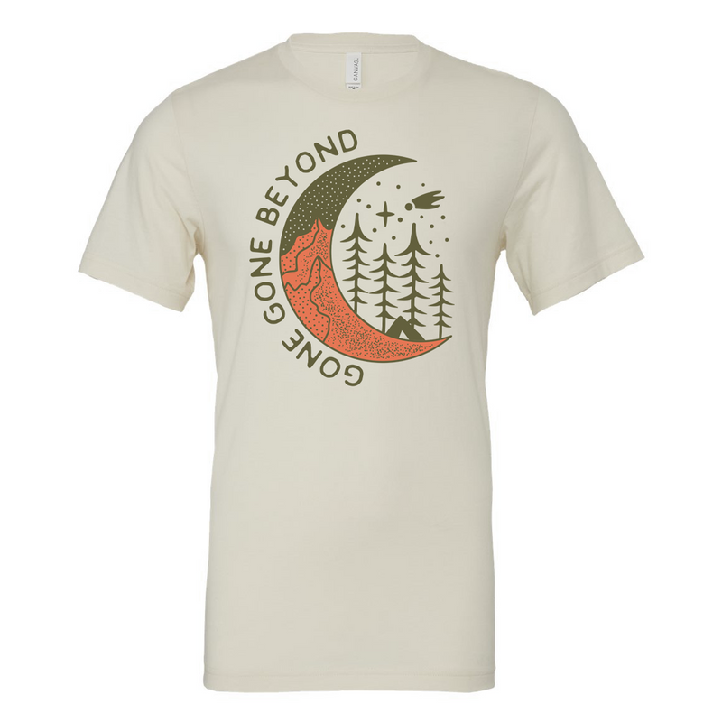 Moon & Mountain Tee (Natural)